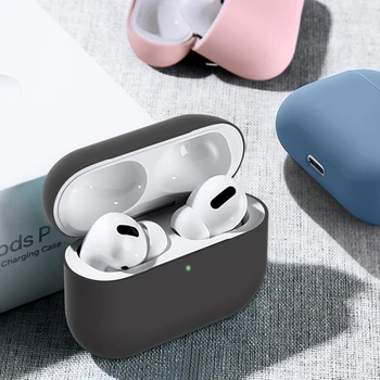 Silikoon Protector Kaas Airpods Pro Juhul Traadita Bluetooth Apple Airpods Pro Pehme Kõrvaklappide Puhul Õhu Kaunad pro 3