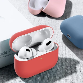 Silikoon Protector Kaas Airpods Pro Juhul Traadita Bluetooth Apple Airpods Pro Pehme Kõrvaklappide Puhul Õhu Kaunad pro 3