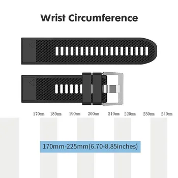 Silikoonist Rihm Eest Garmin Fenix 6 Pro 6S 6X 5X 5 5S 3 3HR Bänd Eelkäija 935 945 Quick Release Watchband Smart Watch Käevõru