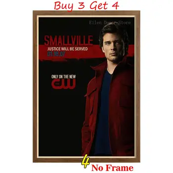 Smallville Maali Naljakas Jõupaber Plakat Seina Kleebis Seina Kaunistamiseks Plakateid & Pildid Koju Magamistuba Decor 42X30cm