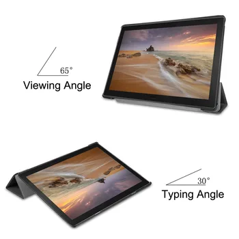 Smart Klapp PU Naha puhul Asus ZenPad 3S 10 Z500M 9.7 tolline Seista kaane Asus Z500m Kaitsva Tablett Juhtudel + GiftFilm