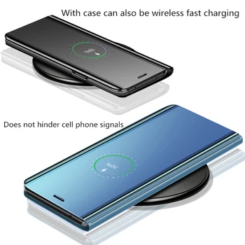 Smart Mirror Flip Case For Samsung Galaxy A51 A52 A72 A32 A12 A50 A71 A70 S20 S21 Ultra FE S8 S9 S10 Pluss A20 A20e A30 A31 Kate