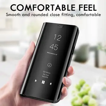 Smart Mirror Flip Phone Case For Iphone 12 Mini 2020 Juhul Fundas Iphone 12 Pro Max Iphonese Magnet Seista Kaane Coque