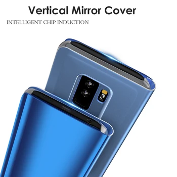 Smart Mirror Flip Phone Case For Samsung Galaxy S20 S10 S9 S8 Pluss S10E Lisa 20 Ultra 10 Lite 9 8 A50 A71 A51 A10 A20 M31 Kate
