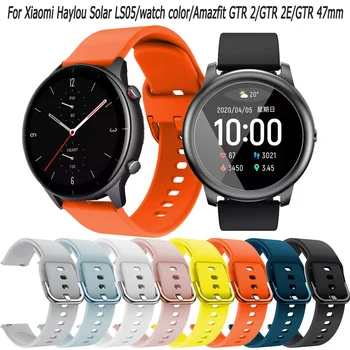 Smart Watch Bänd xiaomi watch värvi Silikoonist Randmepaela Jaoks Xiaomi Haylou Päikese LS05/GTR 2/GTR 2E/GTR 47 22mm Käevõru