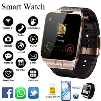 Smart Watch Dz09 Smart Kell, Toetada Tf Sim-Kaamera Mehed Naised Sport Bluetooth Käekell Samsung Huawei Xiaomi Android Telefon 9286