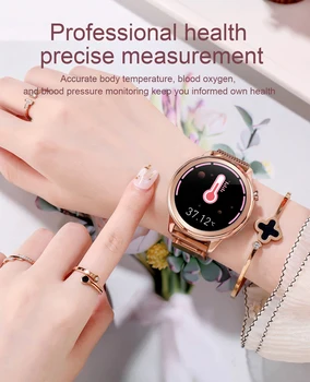 Smart Watch Naised Naine jooksul Keha Temperatuur, pulss, vererõhu Monitor Fitness Jälgimisseadmed veekindel iphone xiaomi