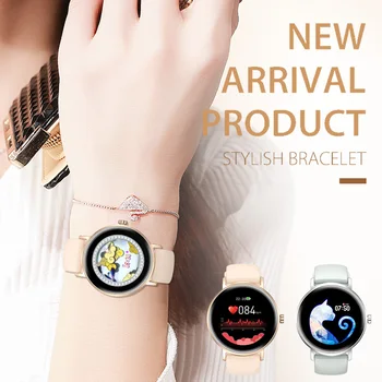 Smart Watch Naistele, Südame Löögisageduse Monitor Smartwatch Android ja iOS Telefonidele ,Tegevuse Tracker Täielikult Puutetundlik Ekraan, Roosa 109187