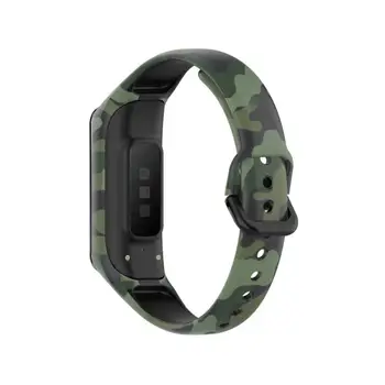 Smart Watch Rihm Roostevabast Terasest Watchband Käevõru Strap Sobib Samsung Galaxy Fit2 Watchband Trükitud Muster