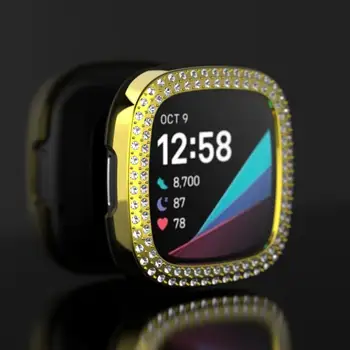 Sobib Fitbit Versa3/mõtet Vaadata Kõik hinnas Galvaanilise Kaitsev Kest kriimustuskindel Teemant Õõnes PC Puhul