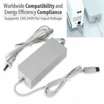 Sobib Nintendo Wii konsool süsteemi AC Seina Laadija Toide Adapter Kaabel 110-240V Sobib Nintendo Wii Konsooli