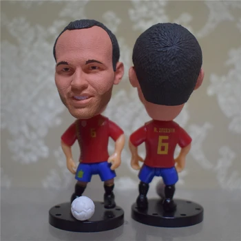 Soccerwe 6.5 cm Kõrgus Jalgpall Nukud Isco Morata Ramos Andrea Arvandmed Ühise Organi Mänguasi