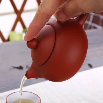Soffe Lilla Liiva Keraamiline Chiness Kung Fu Teekann Komplekt 4 Mini Cup Ja 1 Pott Sobib Kodukontorisse Tee Set Drinkware