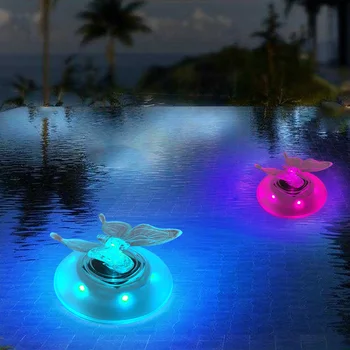Solar LED Float Lamp RGB Värvi Muuta Liblikas Dragonfly Väljas Aias Tiik Vesi Valgus Bassein Veealuse Tuled
