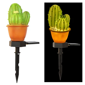 Solar LED Muru Lamp Osav Tootmine Cactus Kuju Spike Kerge Väljas Aia, Õue Maa Hea Kvaliteediga Lamp