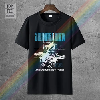 Soundgarden Jeesuse Kristuse Kujutada T-Särk, Gooti Emo T-Särgid Punk Rock Summer Dressipluus Jõusaal Tshirt Hipi Goth Tee Särk
