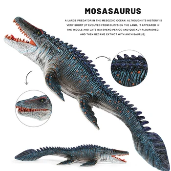 Staatiline Tahke Dinosaurus Realistlik Arvandmed Tõetruu Mosasaurus Dinosaurus Mudel Täiuslik Mänguasjad Teenetemärgi Partei Kasuks Laps Mänguasja Kingitus