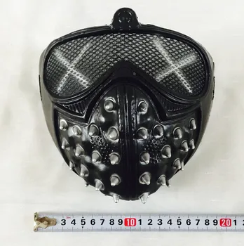 Steampunk Mood Retro Neet Mask Vaadata Koera Aiden Pearce Cosplay Plastikust Punk Cosplay Maskid Täiskasvanud Halloween Kostüüm Rekvisiidid