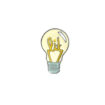 Stiilne cartoon lamp sõle emailiga sulamist nuppu kollane igapäevased toimingud hõõguv emailiga lamp mood pääsme ehted