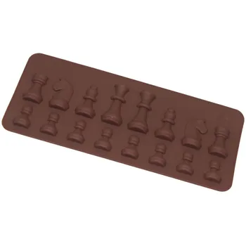 Suhkru Fondant Silikoon Hallituse Šokolaadi Ruumid, Uued Silikoon 3D Rahvusvahelise male Kook Šokolaadi -, Suhkru-käsitöö Hallituse Hot müük 107291