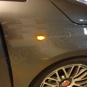 Suitsutatud Objektiivi Ette Fiat 500 ABARTH Dünaamilise LED-pidurituled suunatule Ford KA Lancia Lybra Ypsilo Pool indikaatortuli