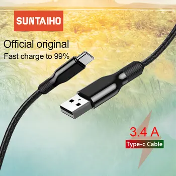 Suntaiho USB Type C Kaabel, Kiire Laadimine USB-C Data Juhe, Usb-Laadija C Samsung S10 S9 Xiaomi MI 9 Redmi Lisa 8 Tüüp-C Kaabel