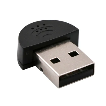 Super Mini-USB 2.0 Mikrofon MIC, Audio Adapter, Kaasaskantav Stuudio Juhi Kõne Tasuta Laptop/Notebook/PC/MSN/Skype