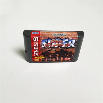 Super Mäng Street Fighter II - USA Kaas Koos Retail Box 16 Bit MD Mäng Kaardi jaoks Sega Megadrive Genesis Video Mängu Konsool