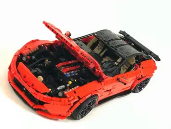 Super puldiga sport auto kokkupanek mänguasja auto mudel F12 võidusõiduauto, KES tehnoloogia ehitusplokk 1:8 mootori motor drive