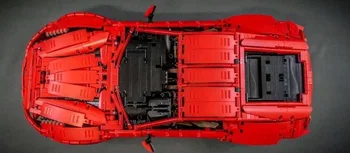 Super puldiga sport auto kokkupanek mänguasja auto mudel F12 võidusõiduauto, KES tehnoloogia ehitusplokk 1:8 mootori motor drive