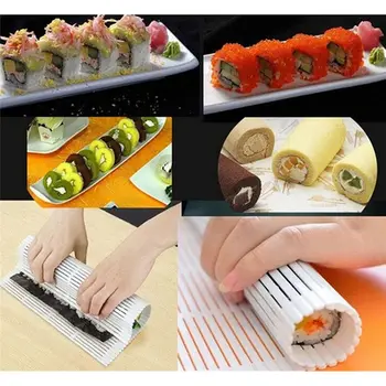 Sushi Tegija söögi PP Anti-Niiskus Jaapani Disain DIY Sushi Rull Turu Sushi Rolling Rull Matt Valmistamise Vahendid