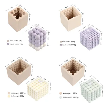 Suur Mull Silikoon Hallituse 3D-Suur Mull Hallituse Teha Konkreetseid Jumbo Püramiid Rubik Ümmargune Pall Küpsetamine Šokolaadi DIY 2021 Uus