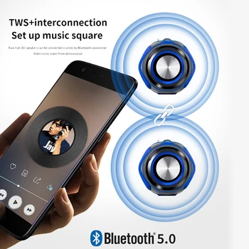 Suure Võimsusega Traadita Bluetooth-Kõlarid Kaasaskantav Väljas Veerus Stereo, Subwoofer PC Speaker Arvuti Boom Box Muusika Tweeter
