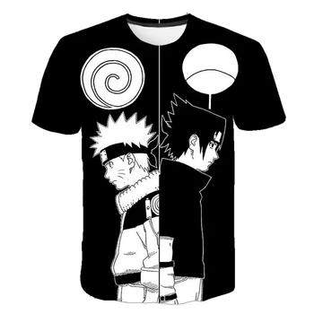 Suvel Jaapani multikas Narutoes Anime Meeste t-särk anime Harajuku 3d-Lapsed, Poisid, t-särgid, riided Kawaii Laste T-särk