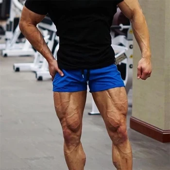 Suvel töötab lühikesed püksid meeste puuvillased sport sörkimine fitness püksid koolituse tõstmine meeste jõusaali meeste lühikesed püksid sport fitness sh