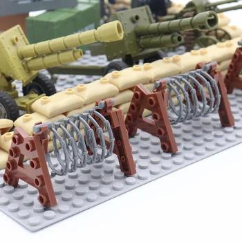 Sõjaväe eriüksused Sandbag Relva Kasti WW2 Gun DIY ehitusplokid Haridus Creative Tellised Mänguasjad Lastele, Lapsed Kingitusi