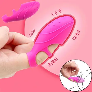 Sõrme Varruka Vibraator G-Spot Massager Clit Stimuleerida Naine Masturbator Sugu Mänguasjad, Naiste Lesbi Orgasm BDSM Pärisorjus