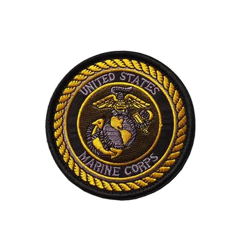 T-N USA lipu Mere Armband USMARINES Tikand Embleem Velcro Plaaster Armee TIHEND Päästa Meditsiini Taktikaline Sõjalise Kleebis Riide jaoks
