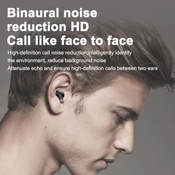 T5 Kõrvaklapid TWS Traadita Blutooth 5.0 Kõrvaklapid Vabakäeseadme, Kõrvaklappide Sport Earbuds LED Gaming Headset Telefon