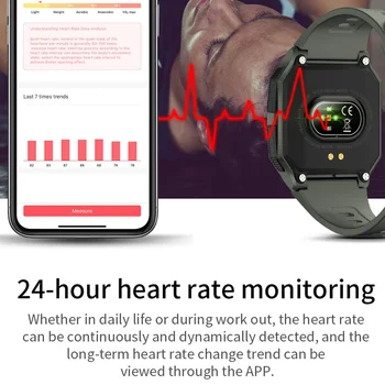 TF10 Nutikas Käevõru 1.3 Tolline Full Screen Touch Smart Watch Fitness Tracker IP68 Veekindel Magada Jälgida Android, IOS 169047
