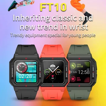 TF10 Nutikas Käevõru 1.3 Tolline Full Screen Touch Smart Watch Fitness Tracker IP68 Veekindel Magada Jälgida Android, IOS