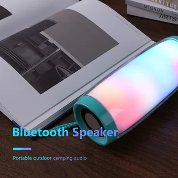 TG-157 Kaasaskantav Bluetooth Kõlar koos RGB Värviline Valgustus FM Raadio Traadita Kõneleja, Kämping, Matkamine Bassein Toeta TF Kaart