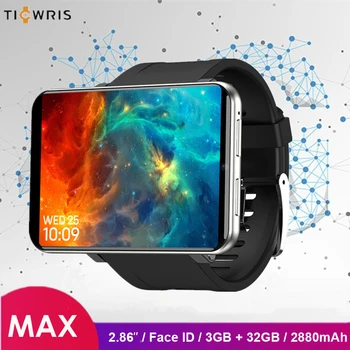 TICWRIS MAX 3GB 32GB Smart Watch IP67, veekindel 8.0 MP Kaamera 2.86