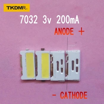 TKDMR 100/50TK 7032 3V SMD Lamp Rant Sobib soe Valge LED-LCD TV Backlight Taotluse Hooldus 192806