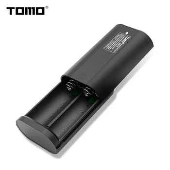 TOMO A2 Power Bank 2 x 26650 Liitium Aku LCD Ekraan Mikro-USB-Sisend kahe väljundiga DIY Smart Kaasaskantav Aku Kasti M