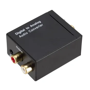 TQQLSS USB-DAC-Digital To Analog Audio Converter Heli Toslink Koaksiaal Signaali RCA (R/L), Audio Decoder SPDIF ATV DAC Võimendi 59978