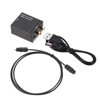 TQQLSS USB-DAC-Digital To Analog Audio Converter Heli Toslink Koaksiaal Signaali RCA (R/L), Audio Decoder SPDIF ATV DAC Võimendi
