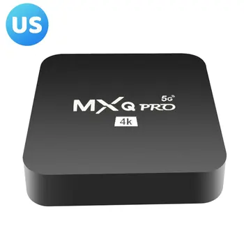TV Box MXQPRO5G 4K 4G+64G Võrgu Mängija (Set-top Box Kodu Remote Control Kasti Smart Media Player, TV Box RK3229-5G Versioon 168263