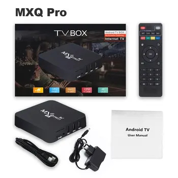 TV Box MXQPRO5G 4K 4G+64G Võrgu Mängija (Set-top Box Kodu Remote Control Kasti Smart Media Player, TV Box RK3229-5G Versioon