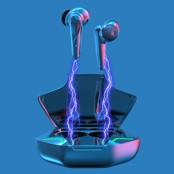 TWS Traadita Bluetooth-Gaming Kõrvaklapid Sport Veekindel LED-Ekraan Earbuds Müra Tühistamises HIFI Stereo Bass Gamer Koos Mic